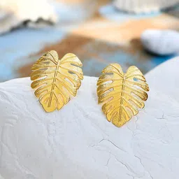 Voylla Gold Plated Contemporary Studs-picture-13