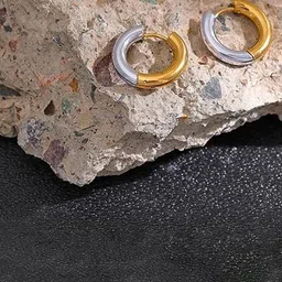 KRYSTALZ Unisex Circular Studs Earrings-picture-16