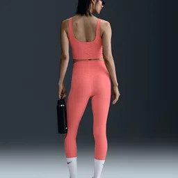 Nike Zenvy Rib Women's Gentle-Support High-Waisted 7/8 Leggings image 4