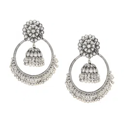 OOMPH Kundan Studded Chandbalis image 3