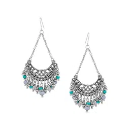 Accessorize Circular Beaded Drop Earrings image 2