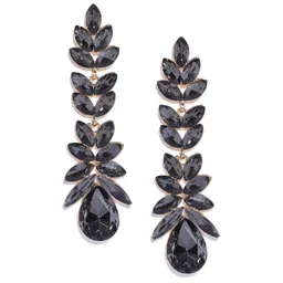 DressBerry Gold-Plated Contemporary Drop Earrings image 3