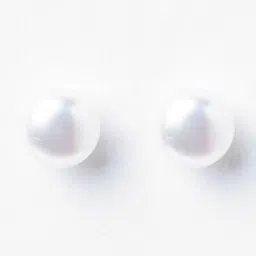 Clara Rhodium-Plated 925 Sterling Silver Contemporary Studs Earrings image 5