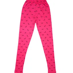 IndiWeaves Girls Pack of 5 Printed Pure Cotton Ankle-Length Leggings image 2
