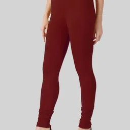 SAUNDARYA Stretch Fit Churidar-Length Leggings image 4