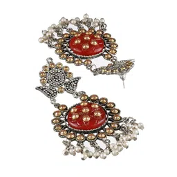 Jazz and Sizzle Silver-Plated Classic Drop Earrings image 3