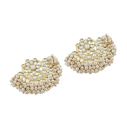 TEEJH Gold-Plated Contemporary Drop Earrings image 4