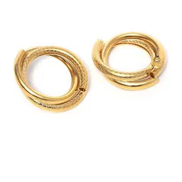 PATOLA BY VJ Gold-Plated Contemporary Studs Earrings image 3