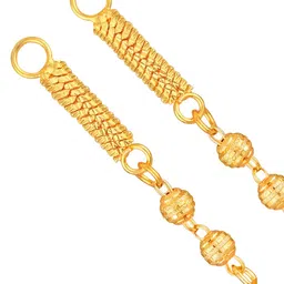 Vighnaharta Gold-Plated Contemporary Shaped Ear Cuff Earrings image 4