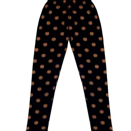 IndiWeaves Girls Pack Of 4 Printed Pure Cotton Ankle Length Leggings image 5
