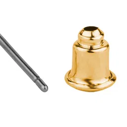 Accessorize Gold Plated Stone Studded Circular Drop Earrings image 2