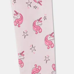 R&B Infant Girls Printed Cotton Ankle Length Leggings image 3