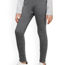IndiWeaves Girls Pack of 4 Woolen Ankle-Length Leggings image 5