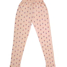 IndiWeaves Girls Pack of 5 Printed Ankle-Length Pure Cotton Leggings image 3