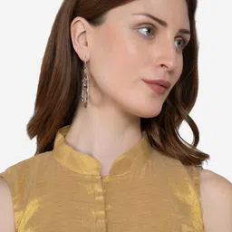 Shoshaa Multicoloured Contemporary Hoop Earrings image 4