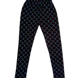 IndiWeaves Girls Pack of 5 Printed Pure Cotton Ankle-Length Leggings image 5