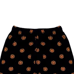 IndiWeaves Girls Pack Of 4 Printed Pure Cotton Ankle Length Leggings image 4