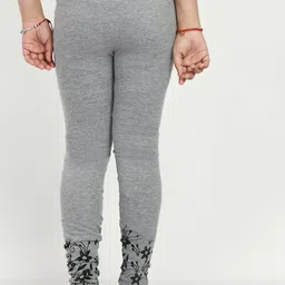 IndiWeaves Girls Pack Of 4 Printed Pure Cotton Ankle Length Leggings image 5
