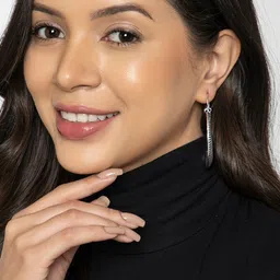 Studio One Love Crescent Shaped Chandbalis Earrings image 2
