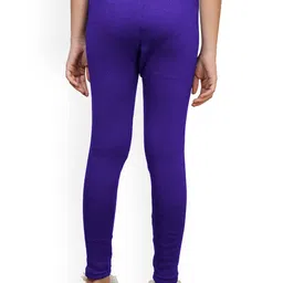 IndiWeaves Girls Pack Of 4 Ankle-Length Woolen Leggings image 2