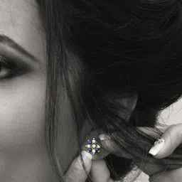Comet Busters Set Of 2 Artificial Stones Studded Studs Earrings image 5
