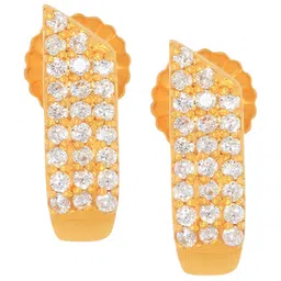 BHIMA 22K Hallmark 916 Purity Yellow Gold Designer Stone Stud-picture-11