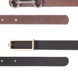 crusset Women Casual Black Artificial Leather Belt image 3