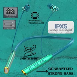 ptrox Vibration Alert, 48 Hours Playtime, ENC, HD Sound Quality & Stereo Bass PT/10/44 Bluetooth Headset-picture-39