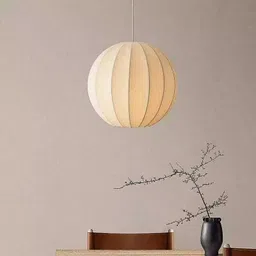 thing maker Modern White Fabric Pendant Ceiling Lamp | Elegant Hanging Light for Living Room Pendants Ceiling Lamp-picture-30