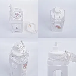 dev Kawaii Water Bottle with Straw and Sticker 700 ml Water Bottle image 5