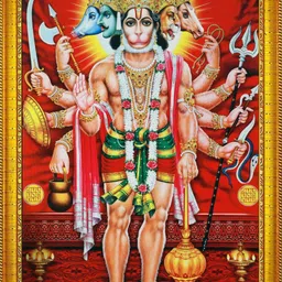 panchmukhi hanuman photo, panchmukhi balaji photo frame Religious Frame-image-41