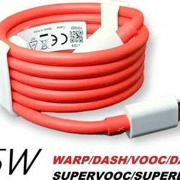 PROWARP USB Type C Cable 6.5 A 1 m OEM 65W-10V/6.5A VOOC/WARP/DASH/DASH/SUPERVOOC/SUPERDART CHARGER image 3