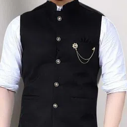 ntc store Men Solid Nehru Jacket-picture-25