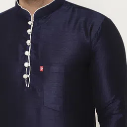 b ben Men Pure Silk Kurta Dhoti Pant Set image 4