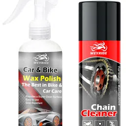 weyride Bike Chain Cleaner Spray with Car Wax Polish For Bike (Cleaner 300ml) Wa_j14 Corrosion protection Prevent Chain (bike Polish 250ml) Chain Oil-picture-37