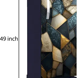 vrdb expert 49 inch Fridge Single Door Wallpaper Sticker Wrap For Refrigerator Self Adhesive Sticker Self Adhesive Sticker image 4