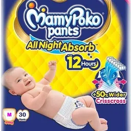 All Night Absorb comfortable baby Diaper Pants medium Size - M-image-79