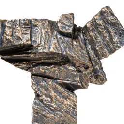 casacraft from pepperfry Ashnam Modern Stone Finish Martial Art Sculpture Figurine for Home/Office Art D cor, Gold, 26.6cm image 5