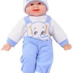 Happy Baby Musical and Laughing Boy Doll, Touch Sensors Blue-image-34