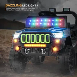 baybee Electric Ride On Battery Car For Kids with Light & Music 3 to 8 Years Jeep Battery Operated Ride On image 3