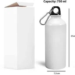 ron brando Ronaldo Printed Stylish Aluminium Sipper Water botter 600 ml Water Bottle image 5