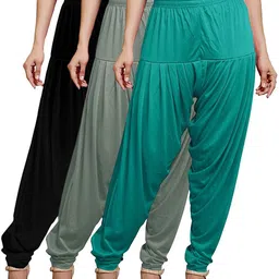 zyna Viscose Rayon Solid Patiala image 1