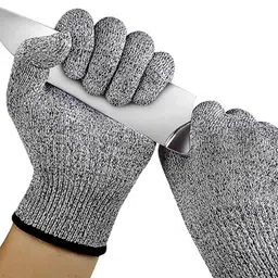shivanka Safety Gloves Anti Cut Resistant Level 5 Protection For Industrial & Kitchen Use Wet and Dry Glove-picture-13