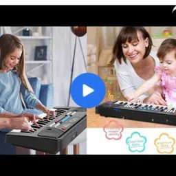 sjvj Musical Sound 37 Key Piano Keyboard Toy with Recording Mic, Adapter for Power image 3
