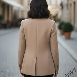 luvyduvy Tweed Coat For Women image 2