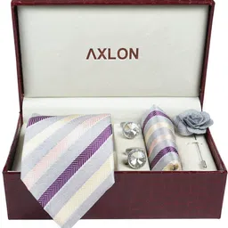 AXLON Silk Cufflink & Tie Pin Set-picture-15