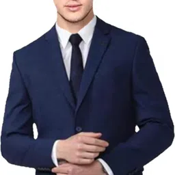 men style in Men Solid Single Breasted Formal Blazer-picture-13