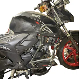 shriragunath Heavy. Quality Metal Crash Guard with 4 Pcs Slider for TVS Apache RTR 160 4V BS6 image 3