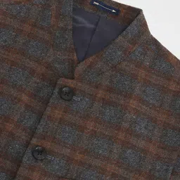 arrow Checkered Men Waistcoat image 2