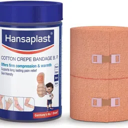 hansaplast Soft Cotton Pain Relief Crepe Bandage Pack of 1 (8CMx4MTR) Crepe Bandage-picture-25